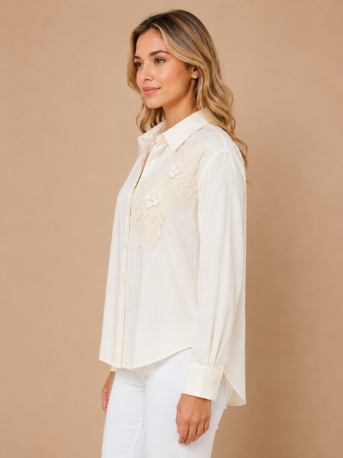 Bloom White Grace Shirt