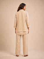 Floral Embroidered Crochet Co-ord Set crop asset thumbnail