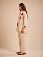 Floral Embroidered Crochet Co-ord Set crop asset thumbnail