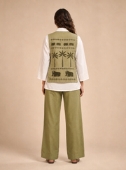 Olive Heritage Layered Co-ord Set