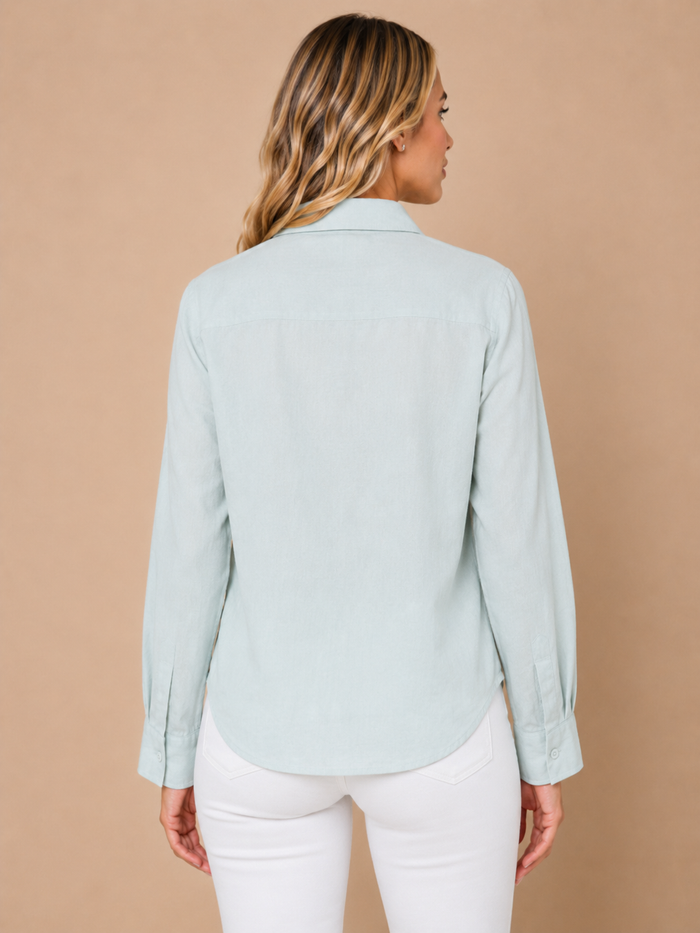 Luna bloom blue shirt Alternate