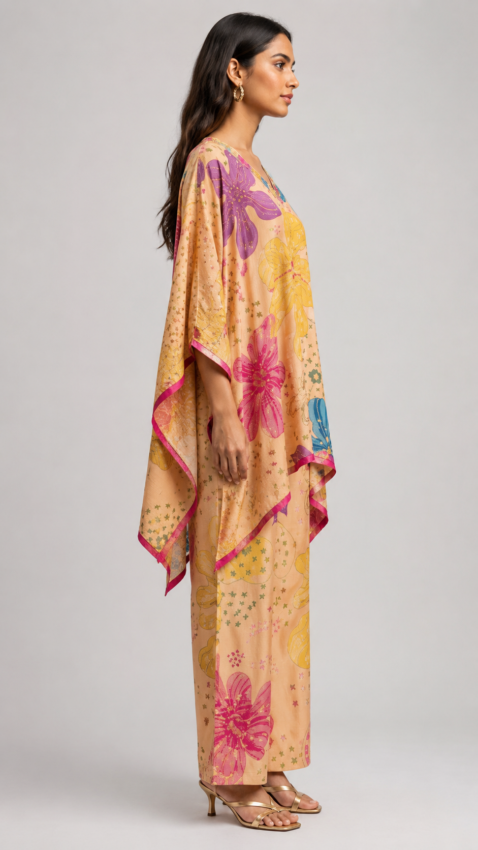 Floral Kaftan Co-ord Set view 1