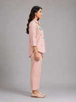 Blush Pink Embroidered Co-ord Set crop asset thumbnail
