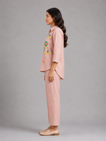 Blush Pink Embroidered Co-ord Set crop asset thumbnail