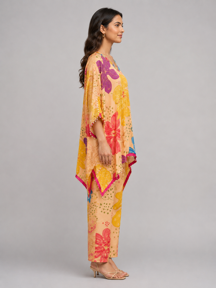 Floral Kaftan Co-ord Set Alternate