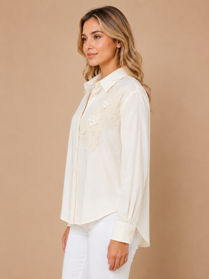 Bloom White Grace Shirt Alternate