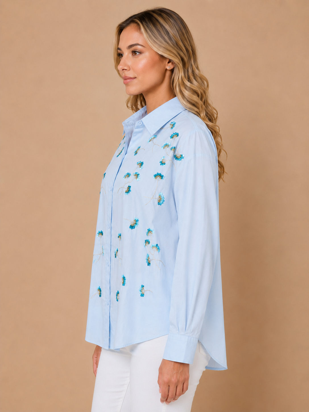 Daisy Blue Glow Shirt view layout card 3