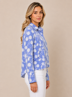 Stripe Floral Embroidered Shirt crop asset thumbnail