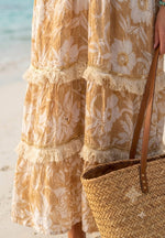 Beige Embroidered Boho Long Dress crop asset thumbnail